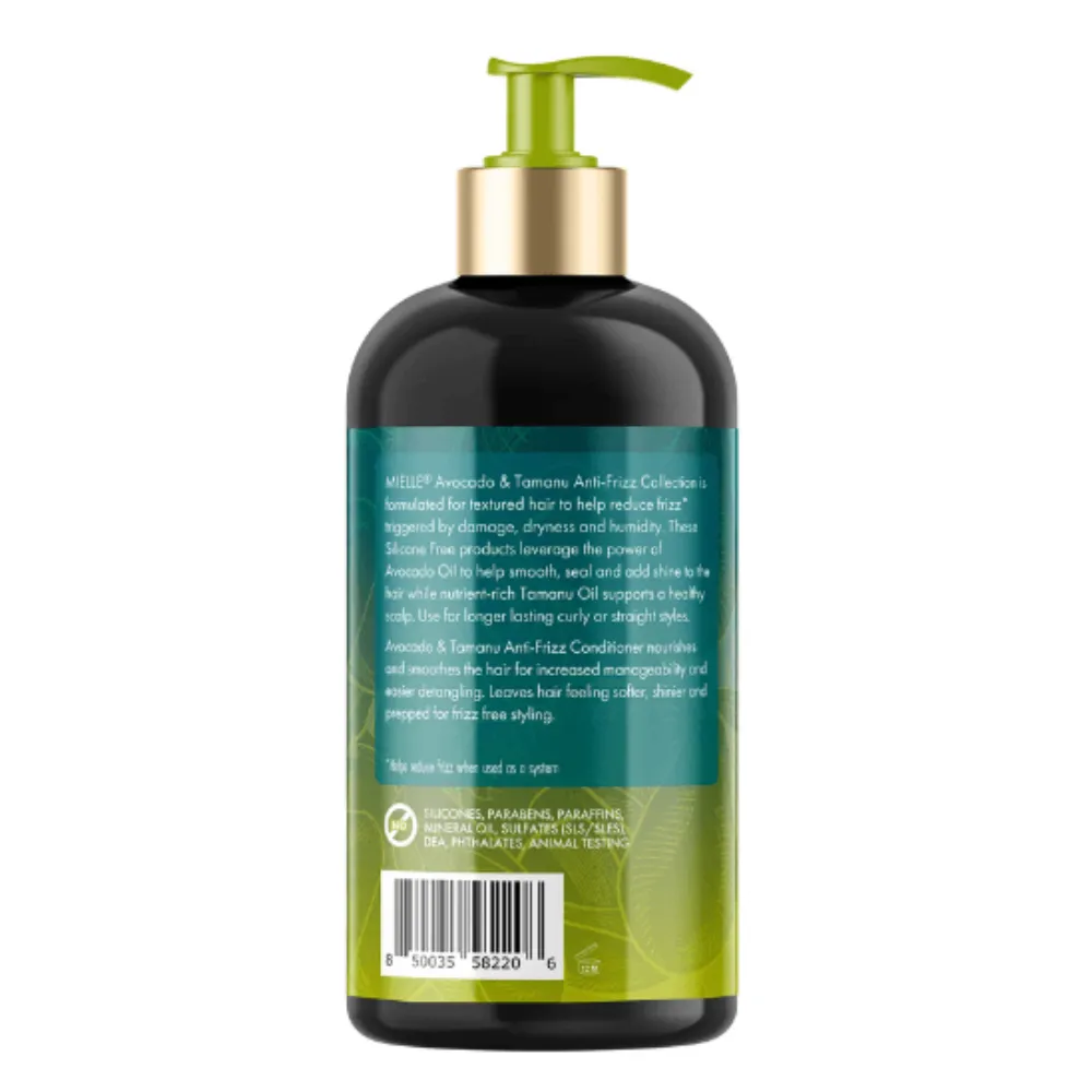 Mielle Organics Avocado and Tamanu Anti-Frizz Conditioner 355ml - Imagen 2
